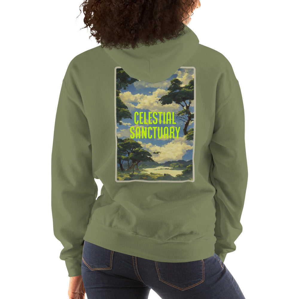 "Divine Serenity" Unisex Hoodie Model N° 01